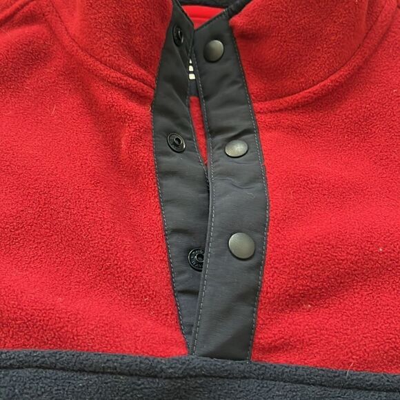 Lands End Colorblock 1/4 Snap Fleece - M - Picture 5 of 12
